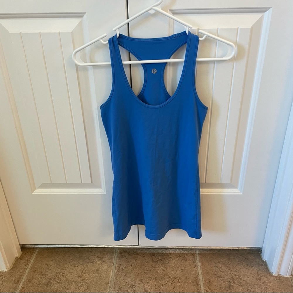 Blue lululemon tank